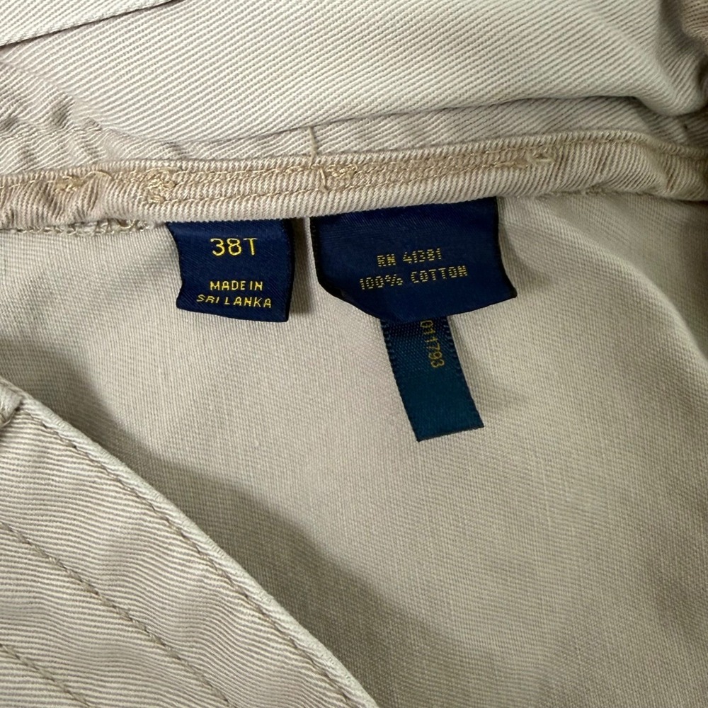 Polo Ralph Lauren Cargo Shorts Mens 38T Khaki Tan Cotton Utility Gorpcore Y2K - Picture 6 of 12